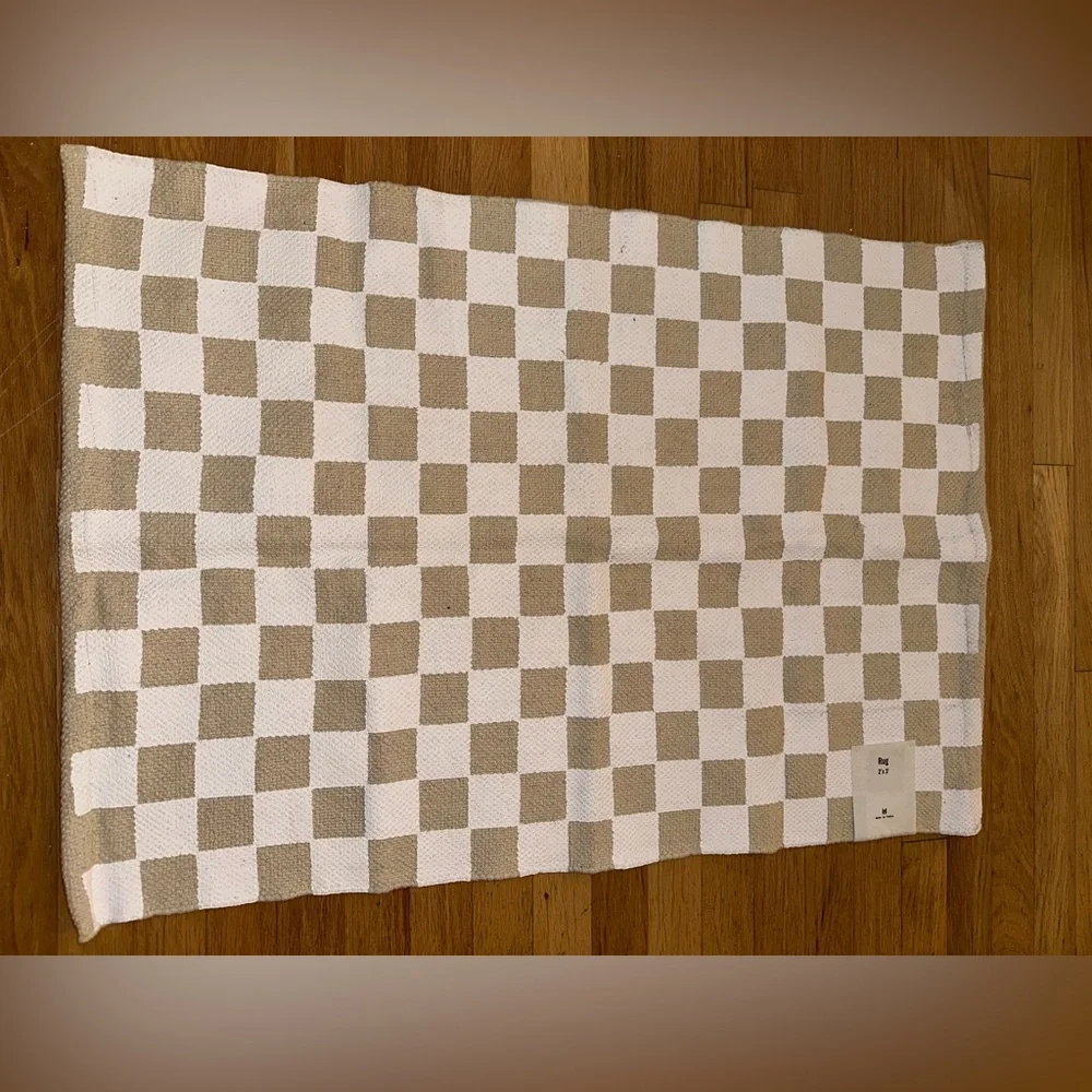 Urban Outfitters Checkered Rug